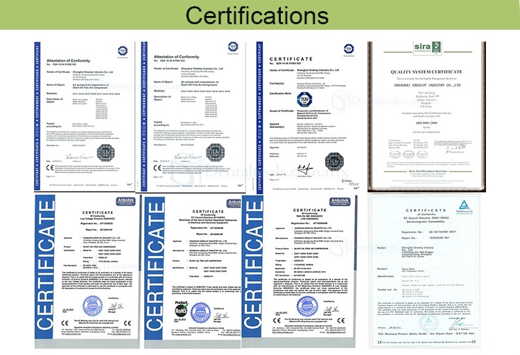 Greeloy GA-81Y Compresor de aire dental sin aceite con secador